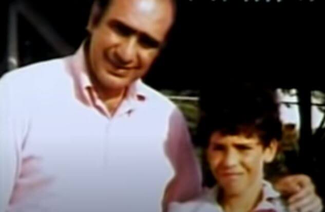 Sam Sampras with his son Pete Sampras.